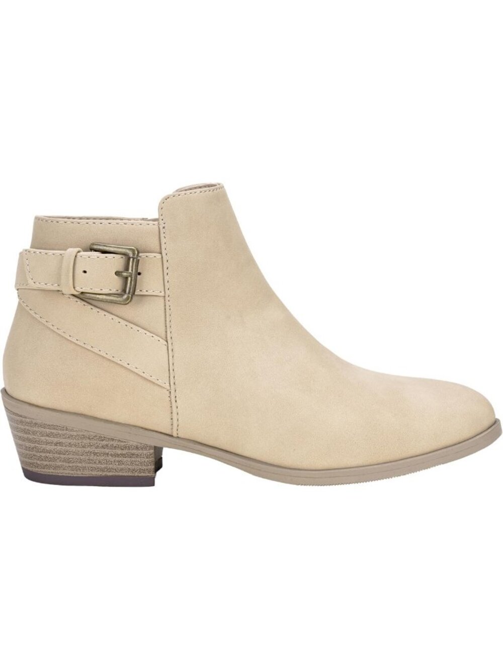 Stylish Women's Short Ankle Boots | Low Heel Round Toe Western Booties